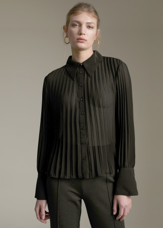 Blusa plissada