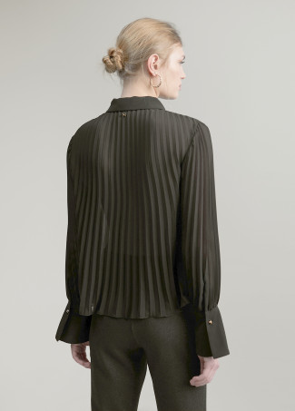 Pleated blouse