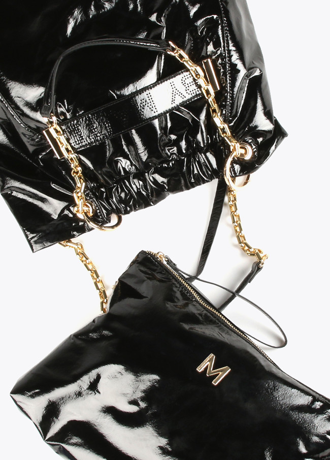 Mala tote bag brilhante