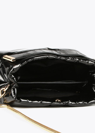 Borsa a tracolla lucida