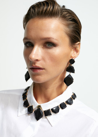 Collana girocollo colorata