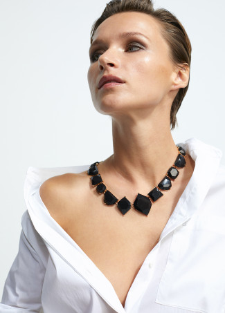 Collar gargantilla negra