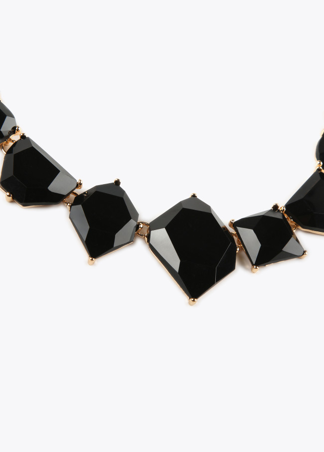 Colourful choker necklace