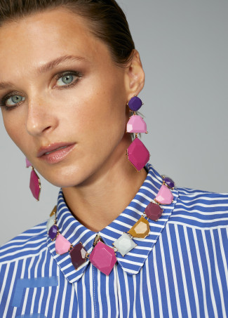 Bunte Choker-Halskette