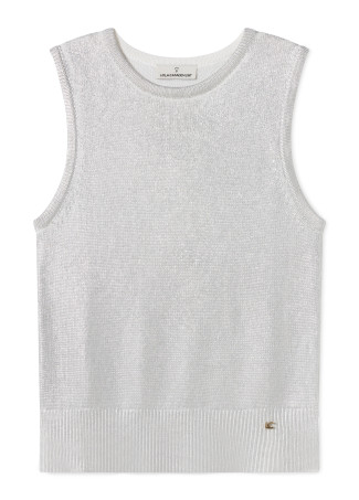 Top maglia laminata