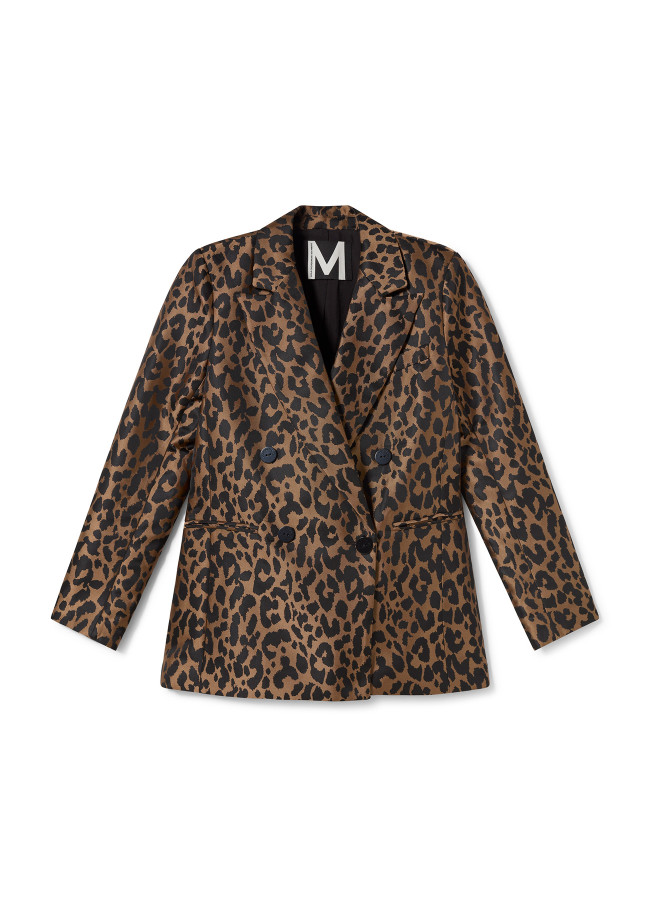 Blazer stampa animalier