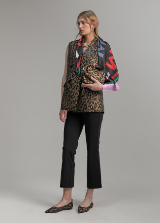 Veste sans manches imprimé animal