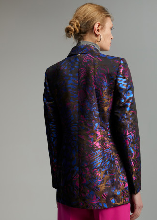 Blazer jacquard estampado