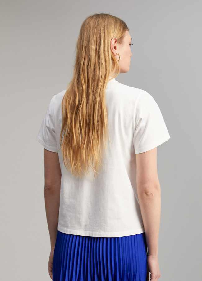 T-shirt with rhinestone detail