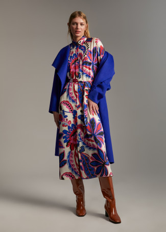 Paisley print dress