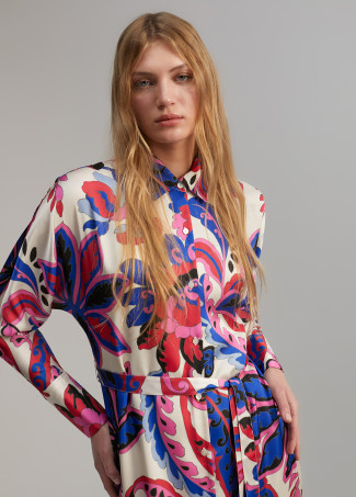 Paisley print dress