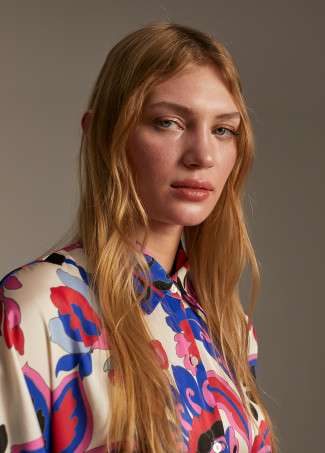 Paisley print dress