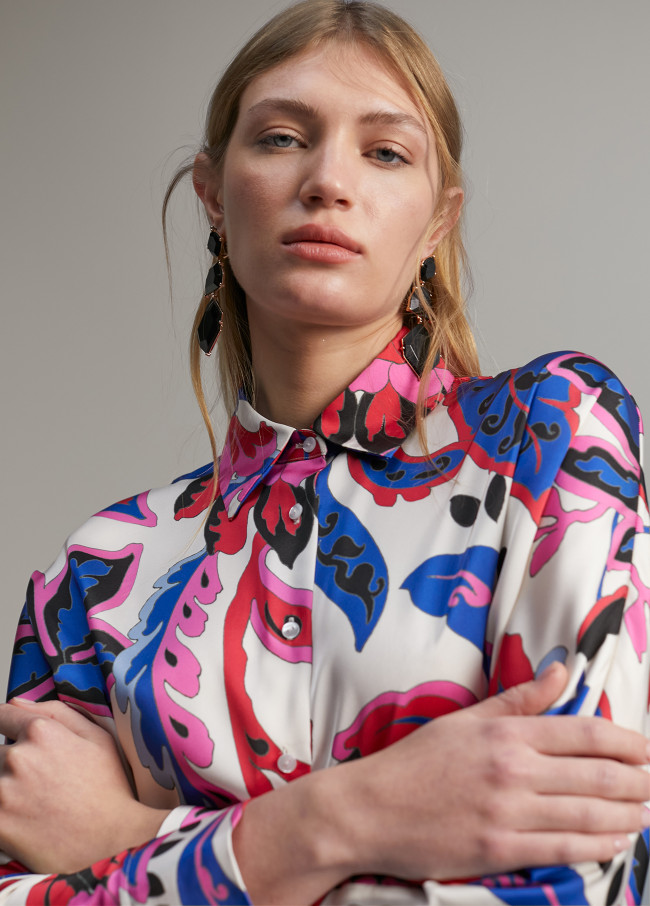 Chemise imprimé paisley
