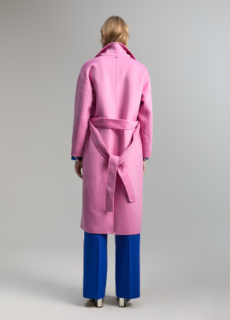 Handcrafted monochrome coat