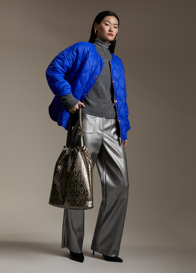 Sweater with crystal details