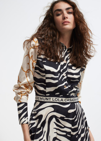 Kleid Zebra-Print