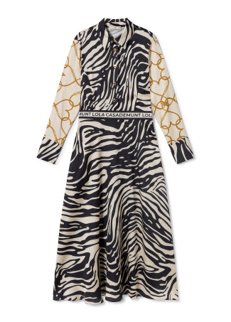 Zebra print dress