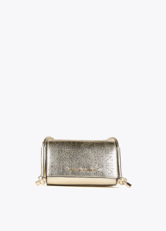 Metallic crossbody bag