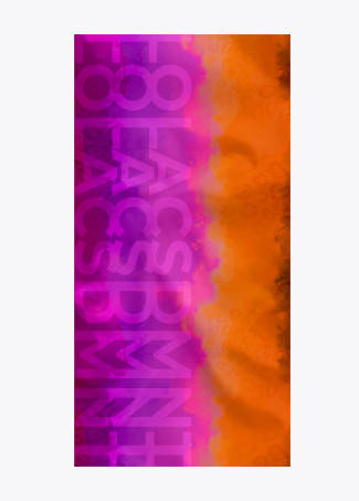 Foulard fuchsia et orange