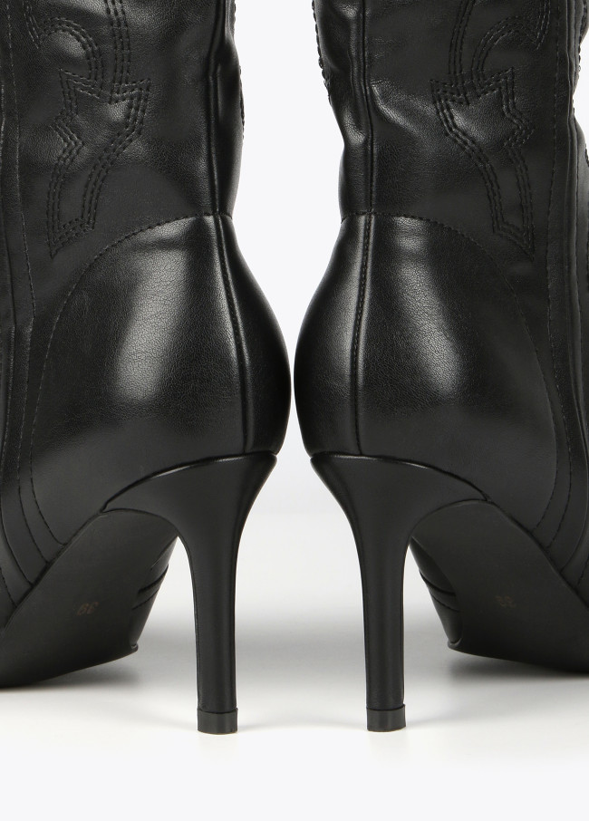 Cowboy-Stiefel mit hohem Schaft