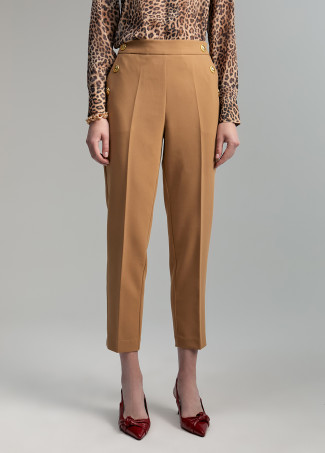 Button detail trousers