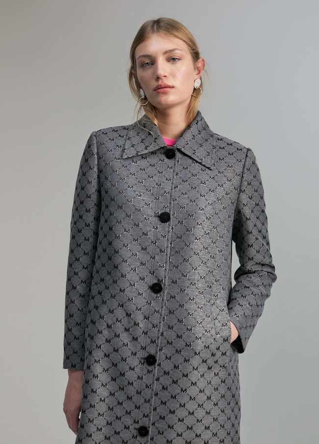 Trench monogramme lurex