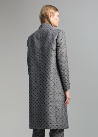 Trench monogramme lurex