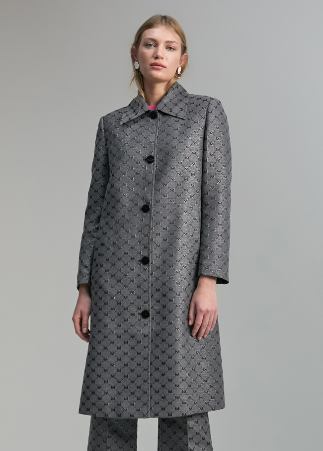 Trench monogramma in lurex