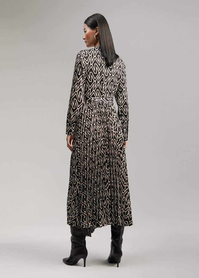 Robe monogramme bicolore