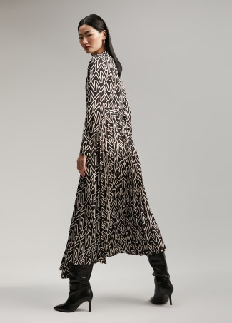 Robe monogramme bicolore