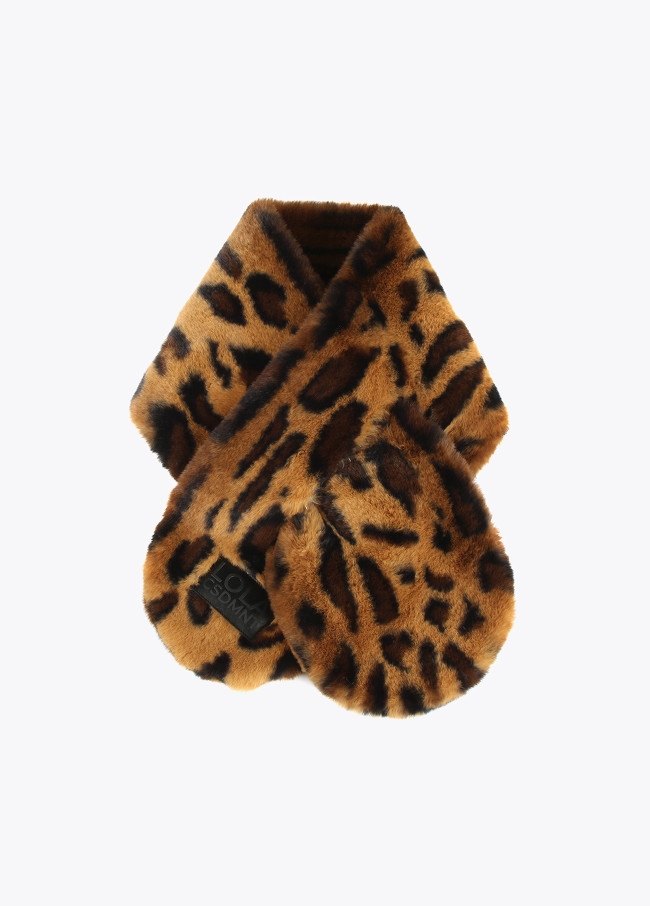 Kragen mit Animal Print