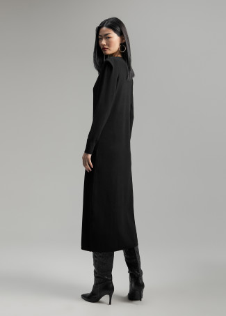 Robe maille épaulettes