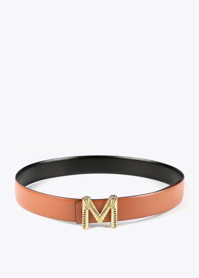 Cinturón piel reversible