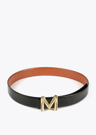 Cinturón piel reversible