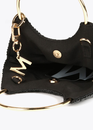 Goldfarbene Partytasche