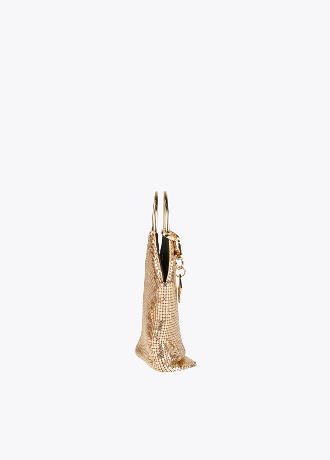 Goldfarbene Partytasche