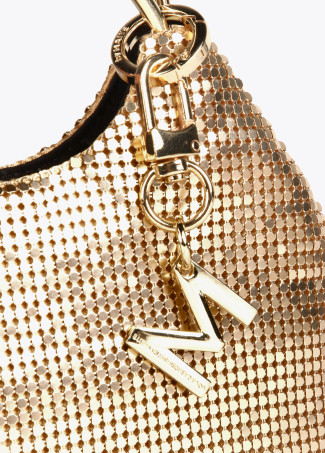 Gold evening bag