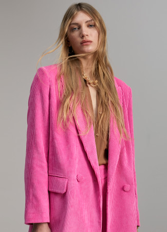 Oversize corduroy blazer