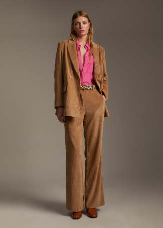 Oversize-Blazer aus Cord