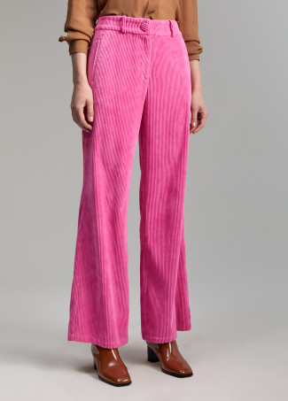 Pantaloni a costine wide leg