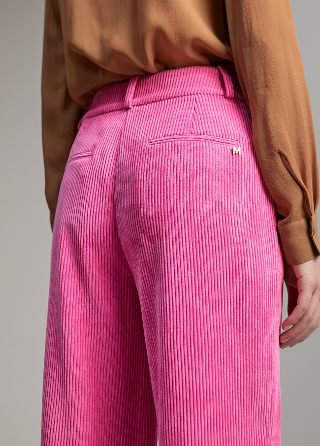 Pantalon velours côtelé wideleg