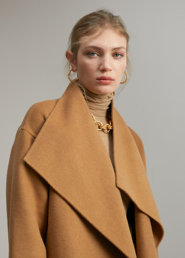 Manteau uni handmade