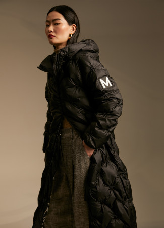 Long puffer coat