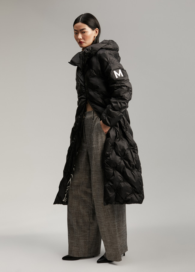Long puffer coat