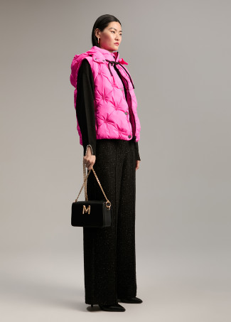 Steppweste mit Animal Print