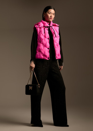 Colete acolchoado animal print