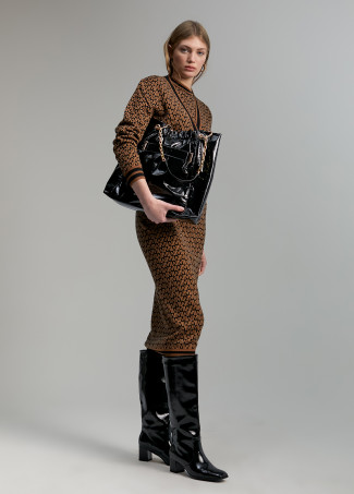 Cardigan mit Monogramm