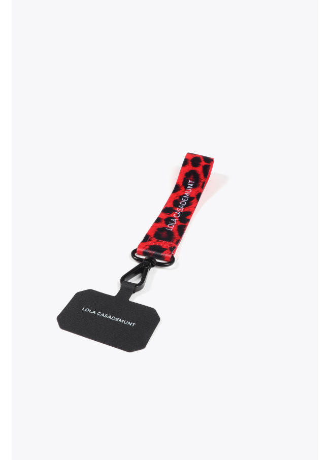 Lanyard móvil Print Rojo