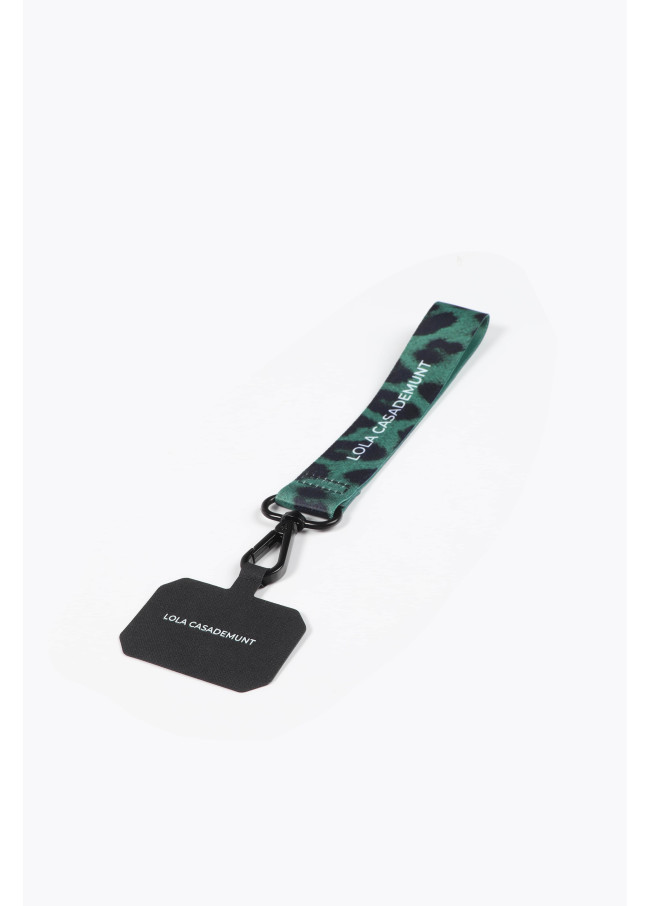 Lanyard móvil Print Verde