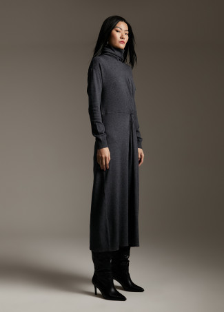 Vestido midi de punto